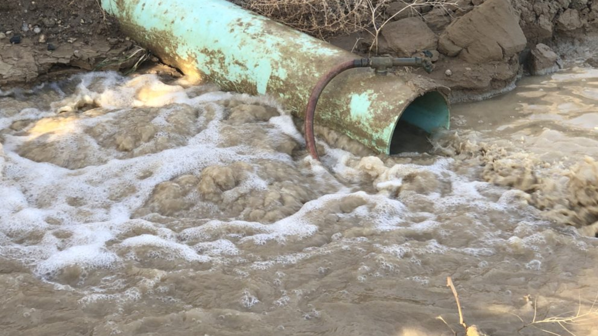 Dirty Water From Pipe